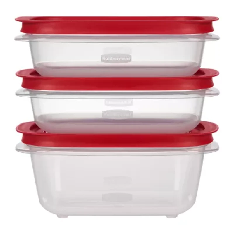 Rubbermaid Easy to Store 3-pc. Rectangle Food Storage Set