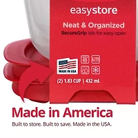 Rubbermaid Easy to Store 3-pc. Rectangle Food Storage Set