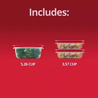 Rubbermaid Easy to Store 3-pc. Rectangle Food Storage Set