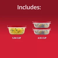 Rubbermaid Round 3-pc. Food Storage Set