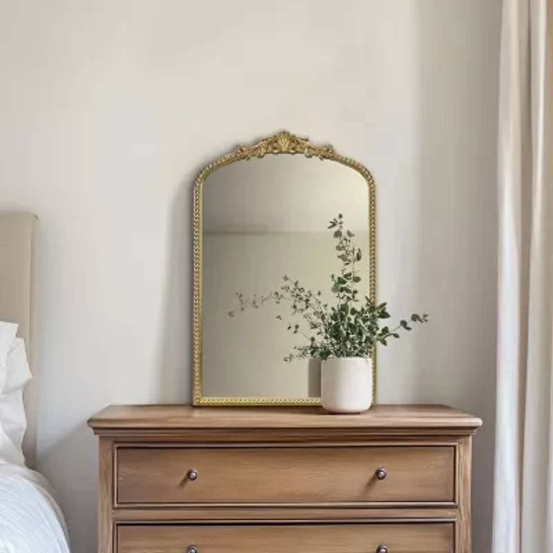 Madison Park 39 Lilbeth Beaded Arch Wall Mount Wall Mirror