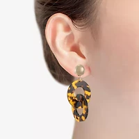 Bijoux Bar Womens Round Hypoallergenic Drop Earrings
