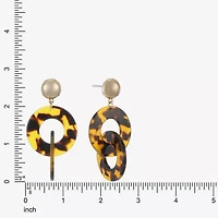 Bijoux Bar Womens Round Hypoallergenic Drop Earrings