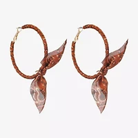Bijoux Bar Womens 70mm Hypoallergenic Hoop Earrings