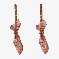 Bijoux Bar Womens 70mm Hypoallergenic Hoop Earrings