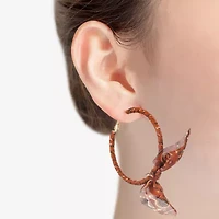 Bijoux Bar Womens 70mm Hypoallergenic Hoop Earrings