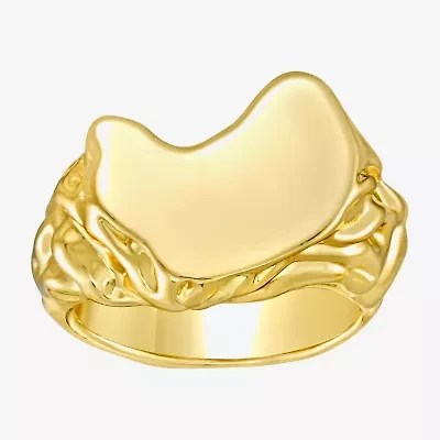Rebecca Minkoff Womens 14K Gold Over Brass Cocktail Ring