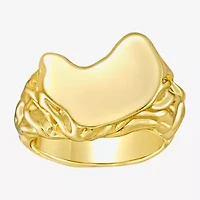 Rebecca Minkoff Womens 14K Gold Over Brass Cocktail Ring