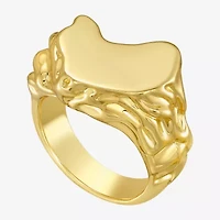 Rebecca Minkoff Womens 14K Gold Over Brass Cocktail Ring