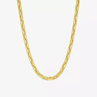 Rebecca Minkoff Womens 14K Gold Over Brass 18 Inch Link Chain Necklace