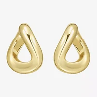 Rebecca Minkoff Womens 14K Gold Over Brass 3.1mm Hoop Earrings