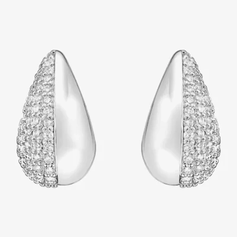 Rebecca Minkoff Womens White Cubic Zirconia 2 Pair Earring Set
