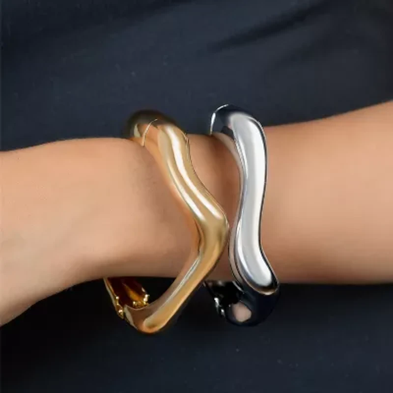 Rebecca Minkoff Timeless Infinite Gold Womens Bangle Bracelet