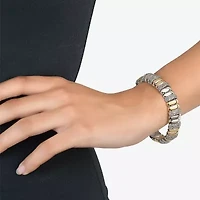 Rebecca Minkoff Diamond Accent Womens 14K Gold Over Brass Stretch Bracelet