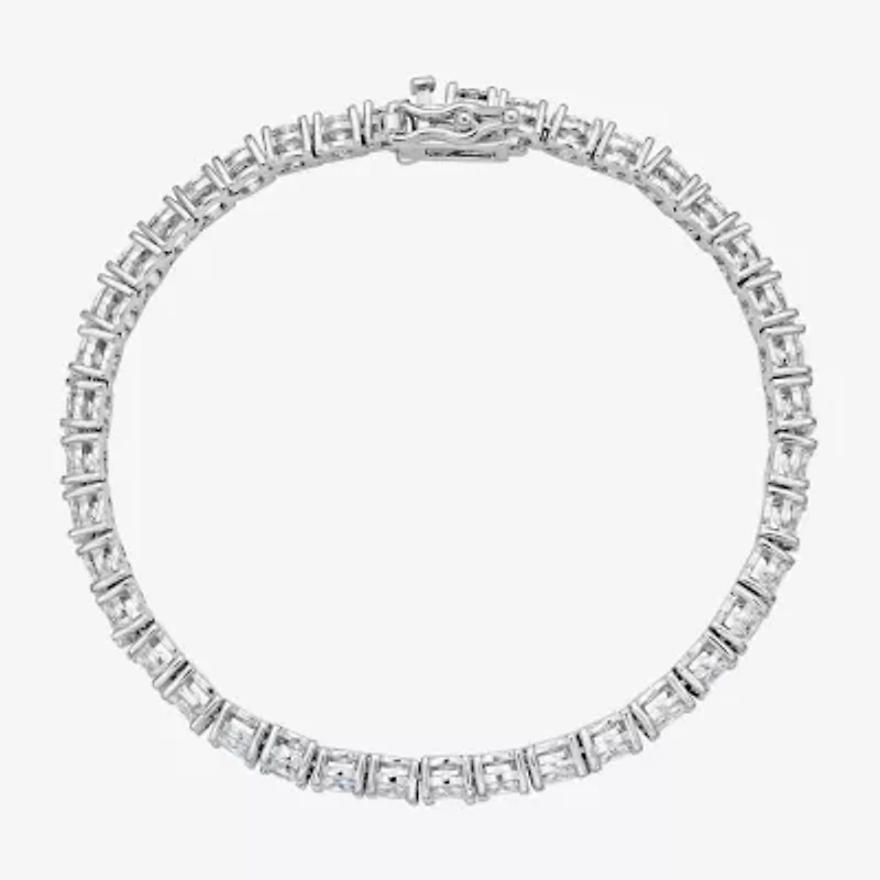 Rebecca Minkoff Diamond Accent Womens Cubic Zirconia 14K Gold Over Brass 7.5 Inch Tennis Bracelet