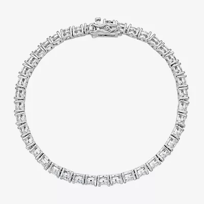 Rebecca Minkoff Diamond Accent Womens Cubic Zirconia 14K Gold Over Brass 7.5 Inch Tennis Bracelet