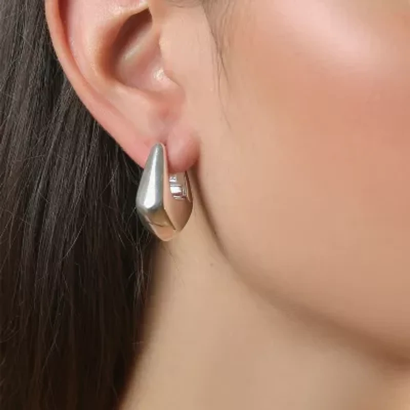 Rebecca Minkoff Womens 2.1mm Hoop Earrings