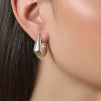 Rebecca Minkoff Womens 2.1mm Hoop Earrings