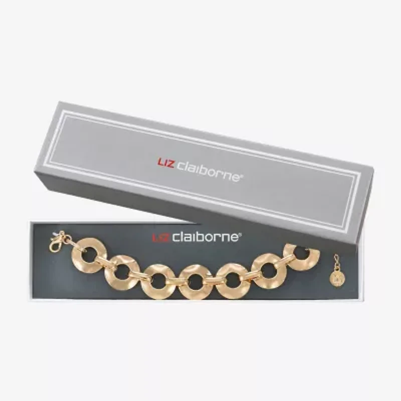 Liz Claiborne Womens Solid Link Bracelet