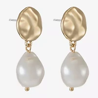 Liz Claiborne Womens Hypoallergenic Drop Earrings