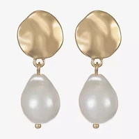 Liz Claiborne Womens Hypoallergenic Drop Earrings