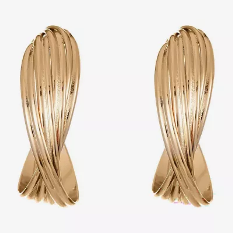 Liz Claiborne Womens 30mm Hypoallergenic Hoop Earrings