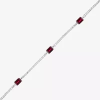 Womens Sterling Silver 8 1/4 Inch Solid Cable Chain Bracelet