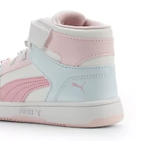 PUMA Rebound Layup Little Kid Girls Basketball Shoes