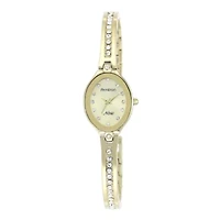 Armitron® Now® Womens Gold-Tone Oval Dial Bracelet Watch
