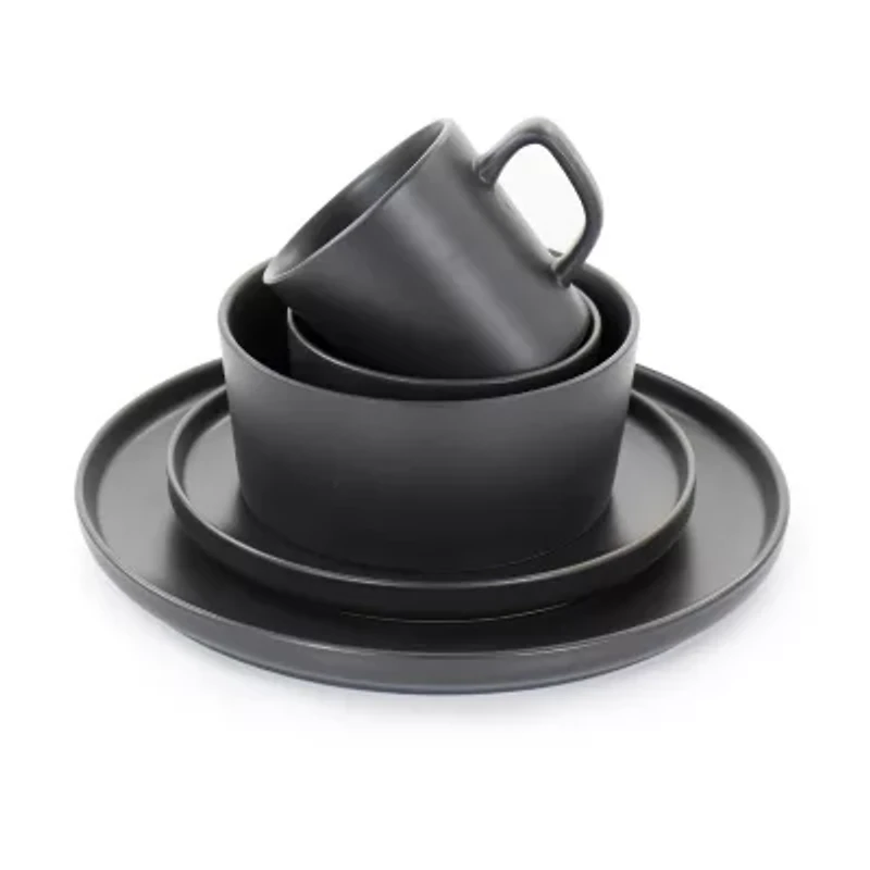 Elama Luxmatte 20-pc. Stoneware Dinnerware Set