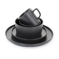 Elama Luxmatte 20-pc. Stoneware Dinnerware Set