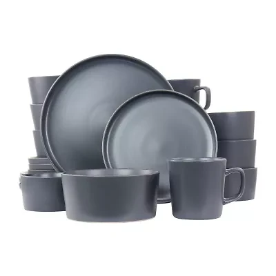 Elama Luxmatte 20-pc. Stoneware Dinnerware Set