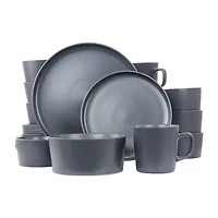 Elama Luxmatte 20-pc. Stoneware Dinnerware Set