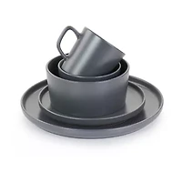 Elama Luxmatte 20-pc. Stoneware Dinnerware Set