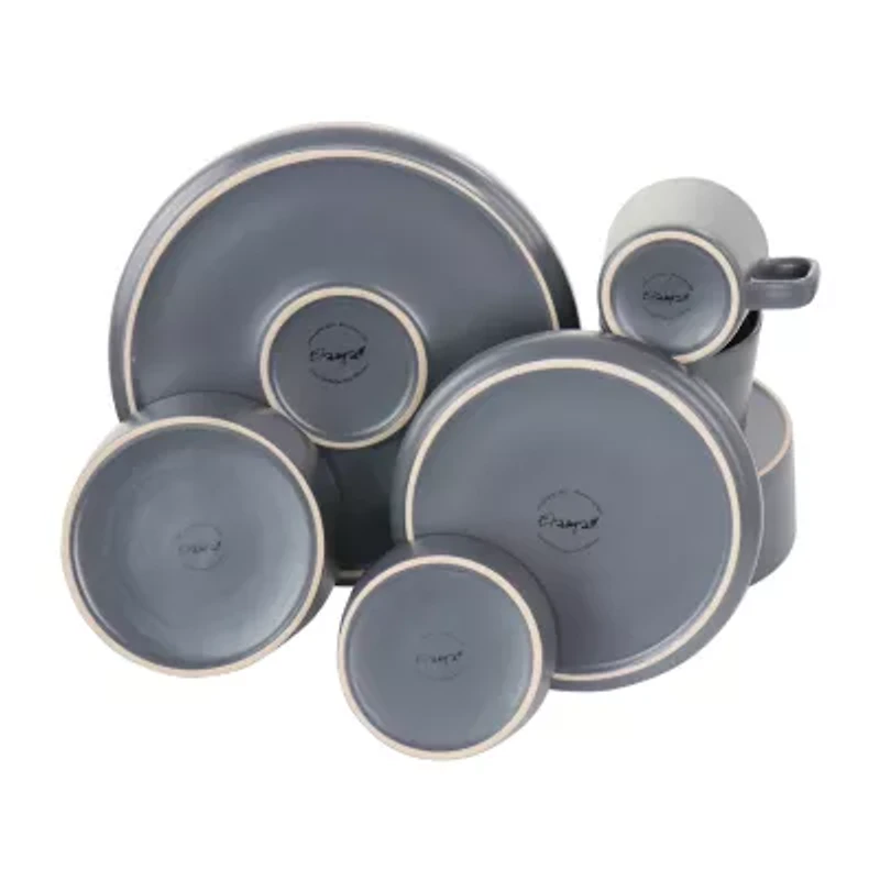 Elama Luxmatte 20-pc. Stoneware Dinnerware Set