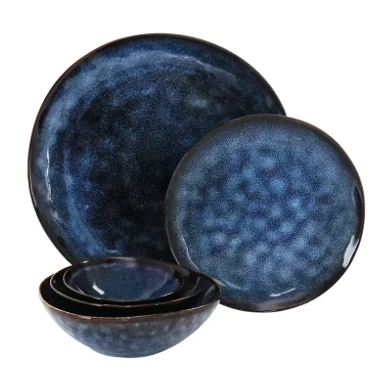 Elama Lucca 20-pc. Stoneware Dinnerware Set