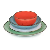 Elama Evelyn 20-pc. Stoneware Dinnerware Set