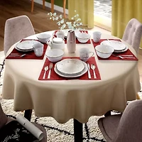 Elama Rustic Birch 16-pc. Stoneware Dinnerware Set