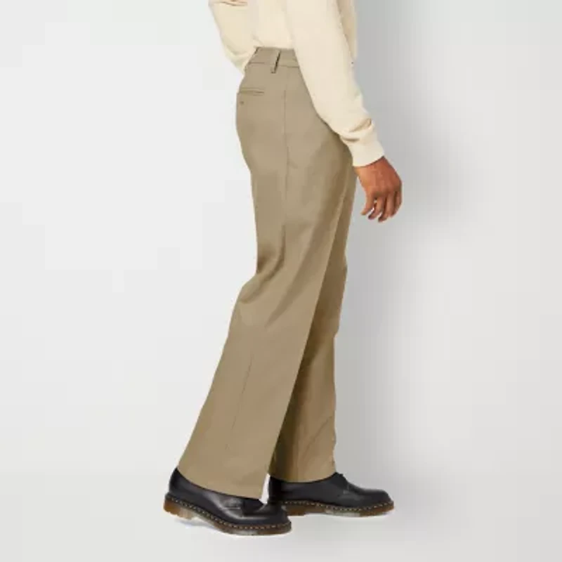 Dockers Signature Iron Free With Stain Defender Mens Comfort Waistband Relaxed Fit Pleated Pant