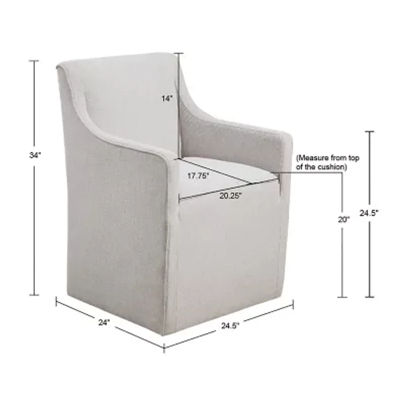 Madison Park Elaine Upholstered Dining Chair