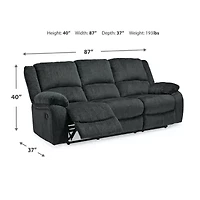 Signature Design by Ashley® Dryden Pad-Arm Reclining Sofa
