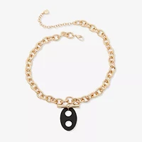 Worthington Gold Tone Toggle Womens 17 Inch Pendant Necklace