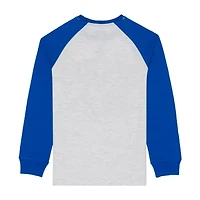 Little & Big Kid Boys Crew Neck Long Sleeve Regular Fit Super Mario Graphic T-Shirt