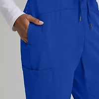 Barco One Bop513 Boost 3-Pocket Mid-Rise Jogger Womens Petite Scrub Pant
