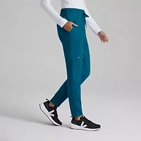 Barco One Bop513 Boost 3-Pocket Mid-Rise Jogger Womens Plus Tall Scrub Pant