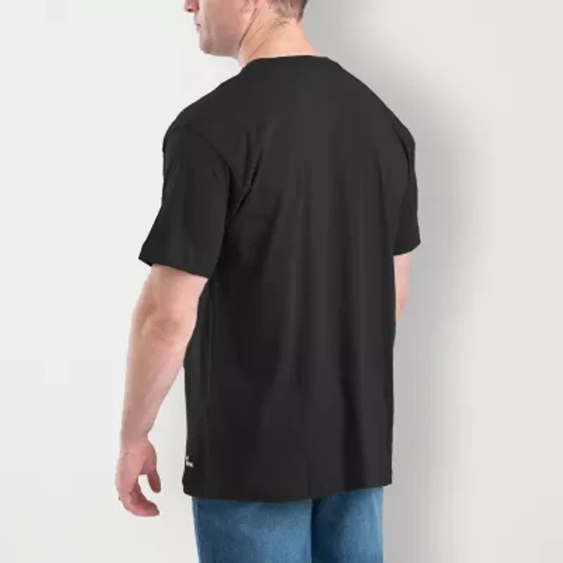 Berne Heavyweight Mens Crew Neck Short Sleeve Big and Tall T-Shirt