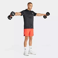 adidas Mens Regular Fit Short Sleeve Polo Shirt