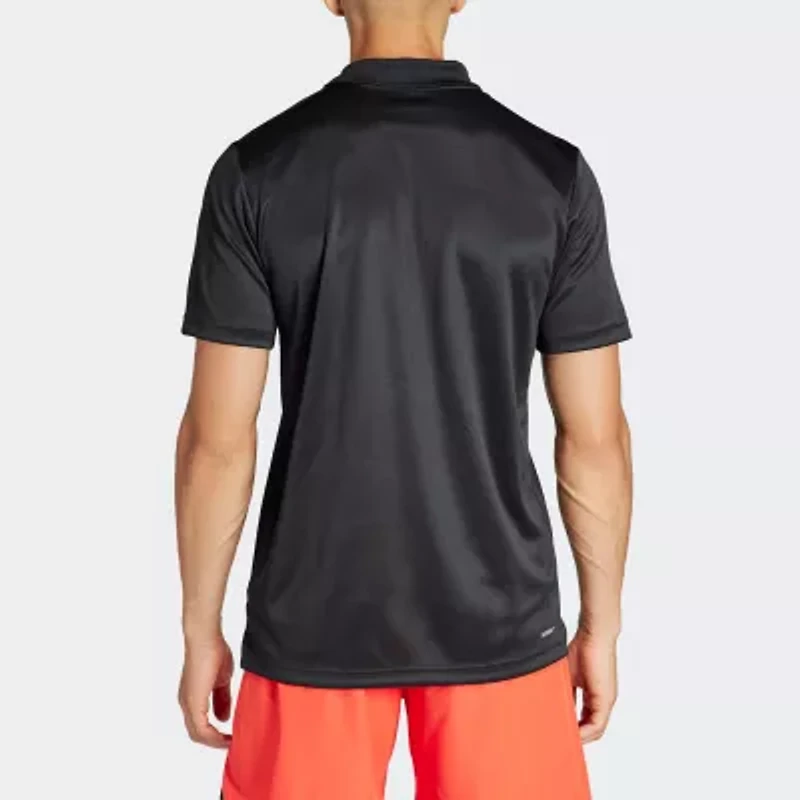 adidas Mens Regular Fit Short Sleeve Polo Shirt