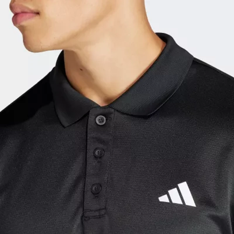 adidas Mens Regular Fit Short Sleeve Polo Shirt