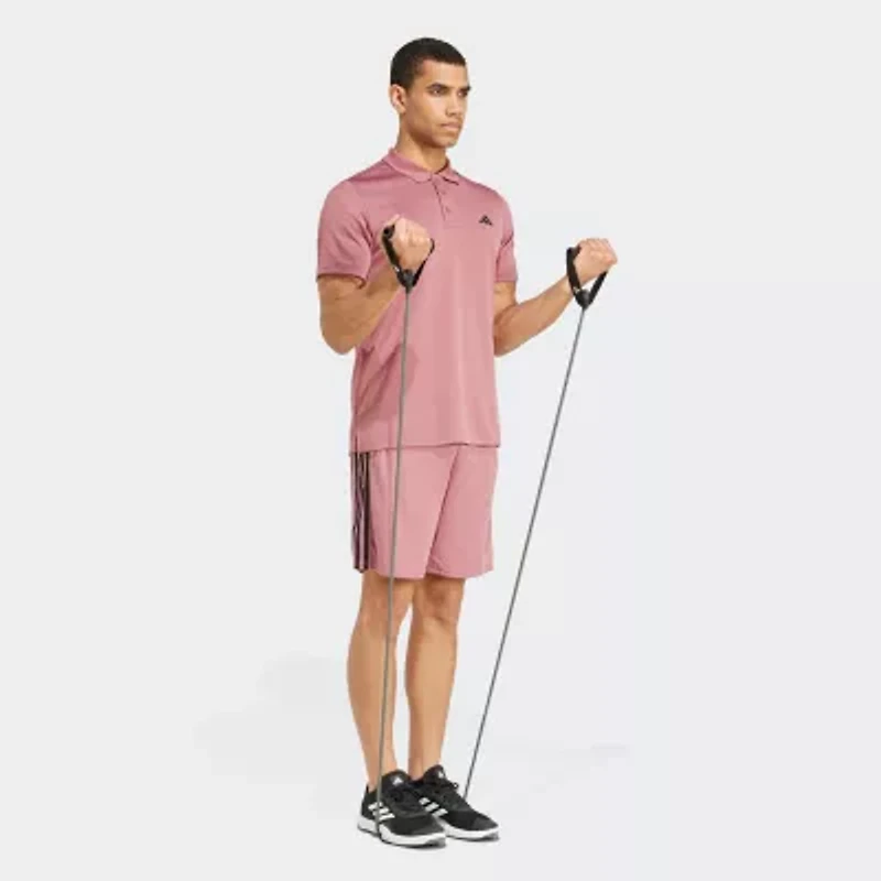 adidas Mens Short Sleeve Polo Shirt